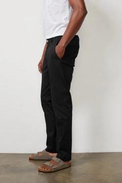 Velvet By Graham & Spencer BROGAN COTTON TWILL PANT 41 Velvet By Graham & Spencer BROGAN COTTON TWILL PANT
