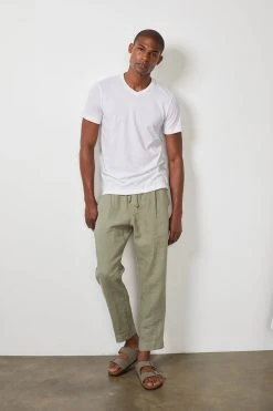 Velvet By Graham & Spencer Mens BOYD LINEN PANT