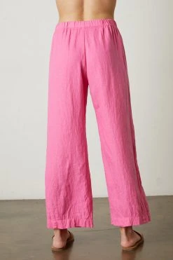 Velvet By Graham & Spencer Womens LOLA LINEN PANT 75 Velvet By Graham & Spencer Womens LOLA LINEN PANT
