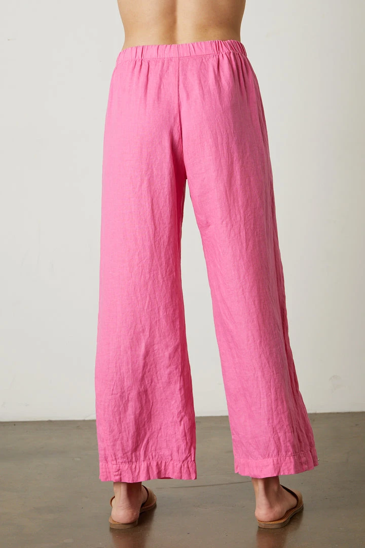 Velvet By Graham & Spencer Womens LOLA LINEN PANT 16 Velvet By Graham & Spencer Womens LOLA LINEN PANT