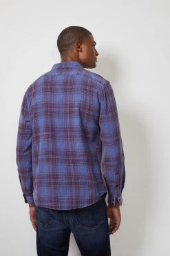 Velvet By Graham & Spencer Mens KENNETH PLAID BUTTON-UP SHIRT