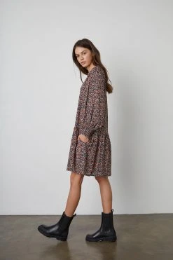 Velvet By Graham & Spencer ESTHER PRINTED DRESS