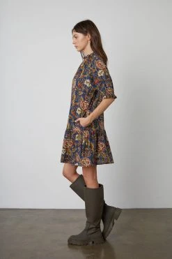 Velvet By Graham & Spencer TORY PRINTED DRESS