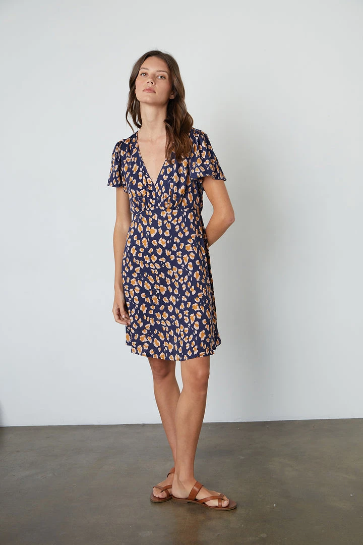 Velvet By Graham & Spencer DREW CHEETAH PRINT DRESS Womens 2 Velvet By Graham & Spencer DREW CHEETAH PRINT DRESS Womens