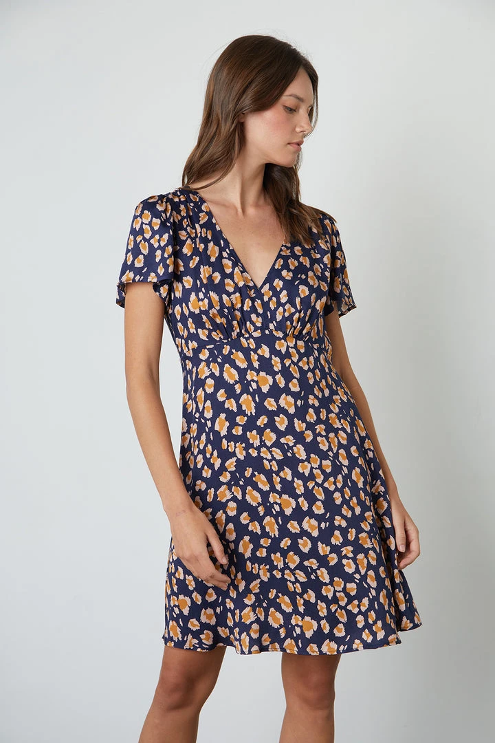 Velvet By Graham & Spencer DREW CHEETAH PRINT DRESS Womens 3 Velvet By Graham & Spencer DREW CHEETAH PRINT DRESS Womens