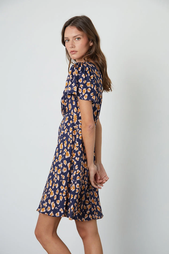 Velvet By Graham & Spencer DREW CHEETAH PRINT DRESS Womens 1 Velvet By Graham & Spencer DREW CHEETAH PRINT DRESS Womens