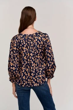 Velvet By Graham & Spencer KACY PRINTED BLOUSE 7 Velvet By Graham & Spencer KACY PRINTED BLOUSE