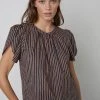 Velvet By Graham & Spencer Womens VIENNA STRIPED TOP