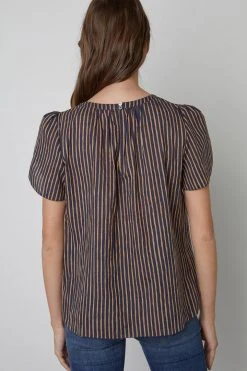 Velvet By Graham & Spencer Womens VIENNA STRIPED TOP 10 Velvet By Graham & Spencer Womens VIENNA STRIPED TOP