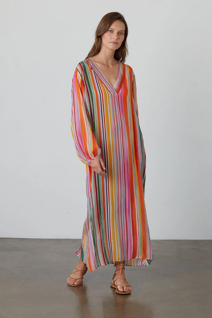 Velvet By Graham & Spencer PIA PRINTED MAXI DRESS 3 Velvet By Graham & Spencer PIA PRINTED MAXI DRESS