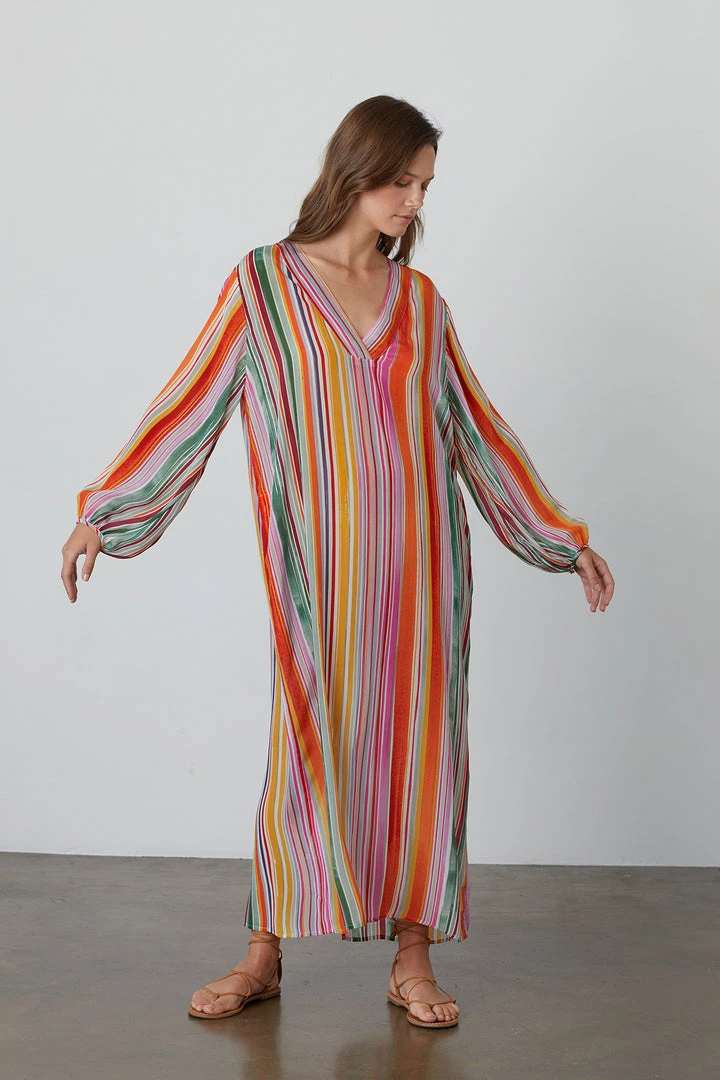 Velvet By Graham & Spencer PIA PRINTED MAXI DRESS 4 Velvet By Graham & Spencer PIA PRINTED MAXI DRESS