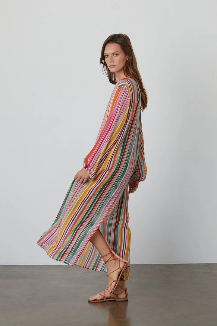 Velvet By Graham & Spencer PIA PRINTED MAXI DRESS 6 Velvet By Graham & Spencer PIA PRINTED MAXI DRESS
