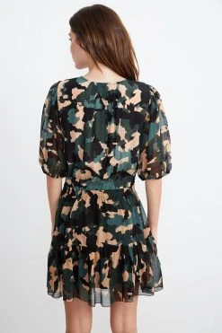 Velvet By Graham & Spencer Womens SASKIA HALF PLACKET DRESS 12 Velvet By Graham & Spencer Womens SASKIA HALF PLACKET DRESS