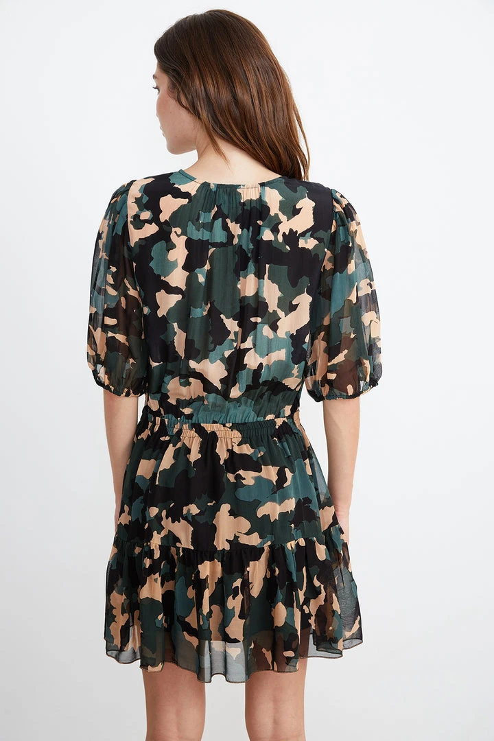 Velvet By Graham & Spencer Womens SASKIA HALF PLACKET DRESS 6 Velvet By Graham & Spencer Womens SASKIA HALF PLACKET DRESS