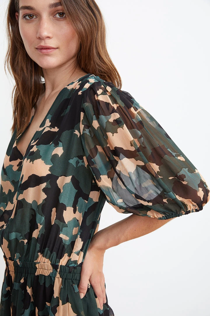 Velvet By Graham & Spencer Womens SASKIA HALF PLACKET DRESS 7 Velvet By Graham & Spencer Womens SASKIA HALF PLACKET DRESS