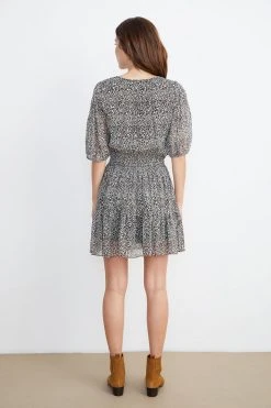 Velvet By Graham & Spencer Womens SASKIA HALF PLACKET DRESS 9 Velvet By Graham & Spencer Womens SASKIA HALF PLACKET DRESS