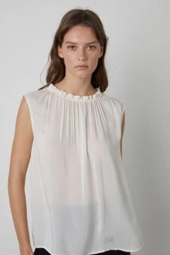 Velvet By Graham & Spencer WENNA SLEEVELESS BLOUSE
