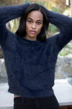 Velvet By Graham & Spencer Womens RAY CREW NECK SWEATER 21 Velvet By Graham & Spencer Womens RAY CREW NECK SWEATER