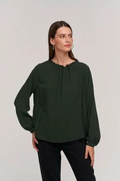 Velvet By Graham & Spencer Womens GINGER CHALLIS NECK TIE TOP 13 Velvet By Graham & Spencer Womens GINGER CHALLIS NECK TIE TOP