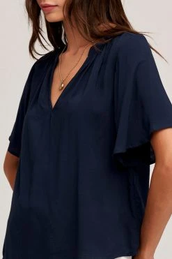 Velvet By Graham & Spencer Womens JAYCEE SPLIT NECK BLOUSE 20 Velvet By Graham & Spencer Womens JAYCEE SPLIT NECK BLOUSE