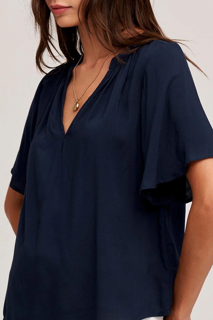 Velvet By Graham & Spencer Womens JAYCEE SPLIT NECK BLOUSE 10 Velvet By Graham & Spencer Womens JAYCEE SPLIT NECK BLOUSE