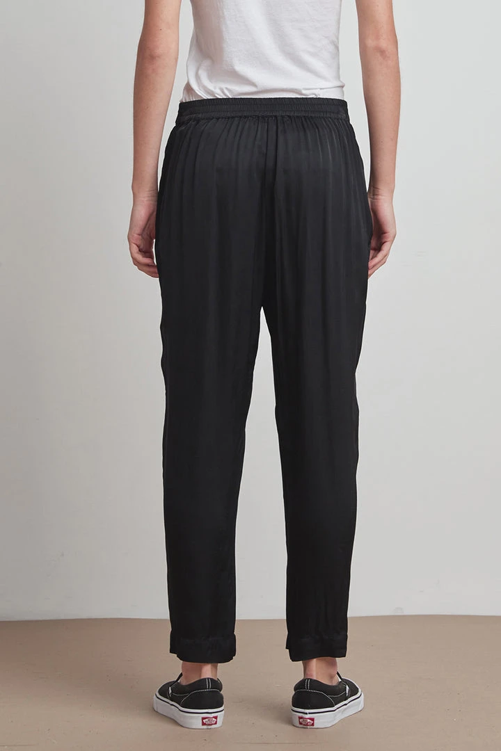 Velvet By Graham & Spencer HILLARY SATIN VISCOSE PLEATED PANT 2 Velvet By Graham & Spencer HILLARY SATIN VISCOSE PLEATED PANT