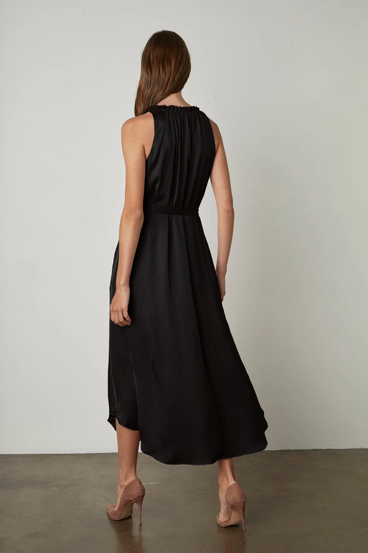 Velvet By Graham & Spencer TALA MIDI DRESS Womens 2 Velvet By Graham & Spencer TALA MIDI DRESS Womens