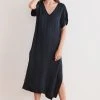Velvet By Graham & Spencer SHAE SATIN DRESS Womens