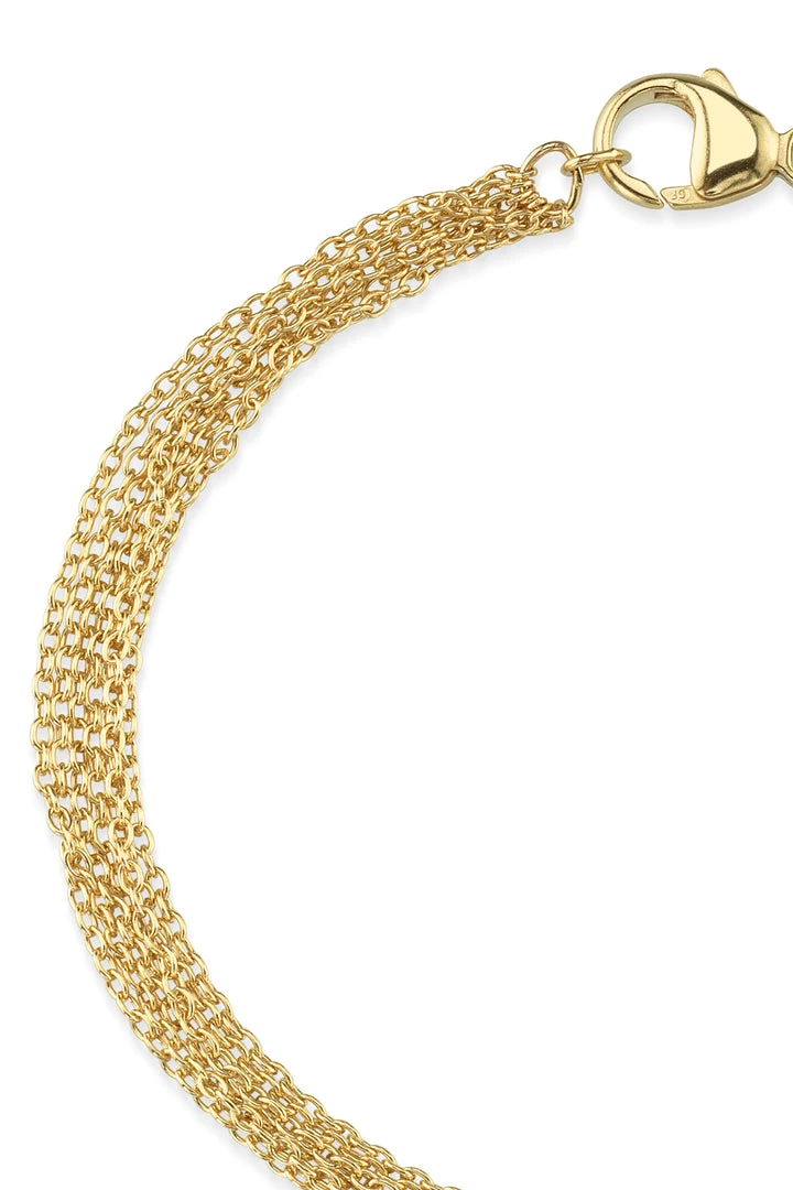 Sloan Studio Accessories SEVEN STRAND BRACELET IN GOLD BY SLOAN 2 Sloan Studio Accessories SEVEN STRAND BRACELET IN GOLD BY SLOAN