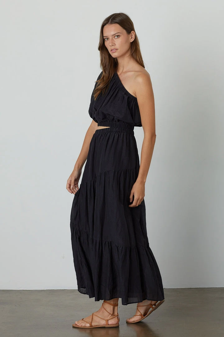 Velvet By Graham & Spencer CRISTA ONE SHOULDER MAXI DRESS Womens 5 Velvet By Graham & Spencer CRISTA ONE SHOULDER MAXI DRESS Womens