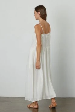 Velvet By Graham & Spencer Womens FARRAH RUFFLE CAMI DRESS