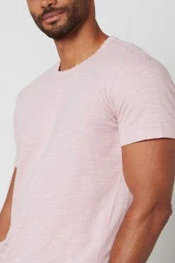 Velvet By Graham & Spencer Mens AMARO CREW NECK SLUB TEE