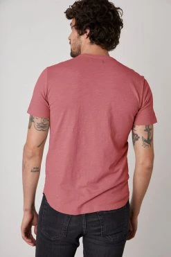 Velvet By Graham & Spencer Mens AMARO CREW NECK SLUB TEE
