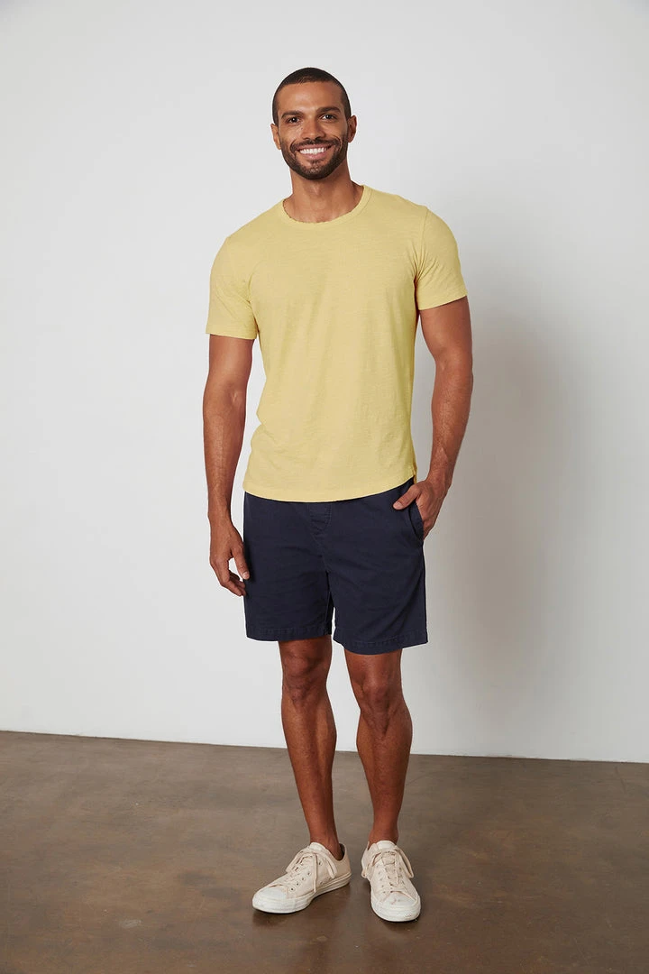 Velvet By Graham & Spencer Mens AMARO CREW NECK SLUB TEE 1 Velvet By Graham & Spencer Mens AMARO CREW NECK SLUB TEE