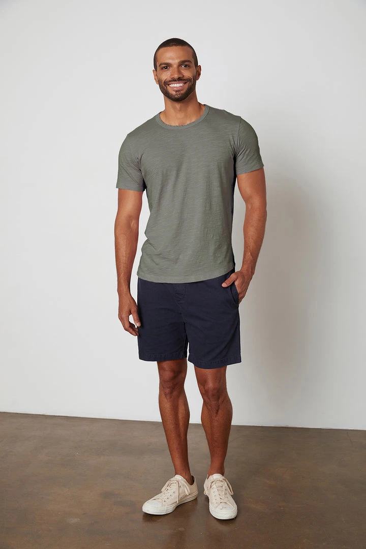 Velvet By Graham & Spencer Mens AMARO CREW NECK SLUB TEE 3 Velvet By Graham & Spencer Mens AMARO CREW NECK SLUB TEE