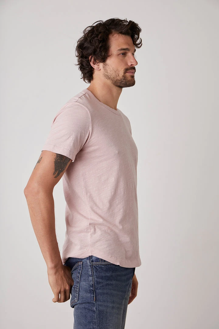 Velvet By Graham & Spencer Mens AMARO CREW NECK SLUB TEE 2 Velvet By Graham & Spencer Mens AMARO CREW NECK SLUB TEE