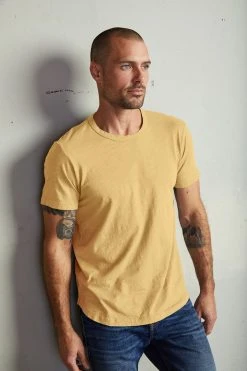 Velvet By Graham & Spencer Mens AMARO CREW NECK SLUB TEE 29 Velvet By Graham & Spencer Mens AMARO CREW NECK SLUB TEE