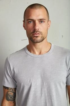 Velvet By Graham & Spencer Mens AMARO CREW NECK SLUB TEE 36 Velvet By Graham & Spencer Mens AMARO CREW NECK SLUB TEE