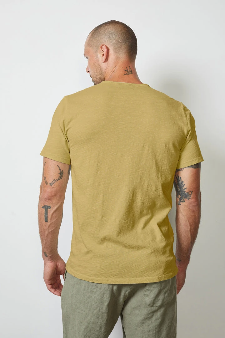 Velvet By Graham & Spencer CHAD RAW EDGE COTTON SLUB POCKET TEE 2 Velvet By Graham & Spencer CHAD RAW EDGE COTTON SLUB POCKET TEE