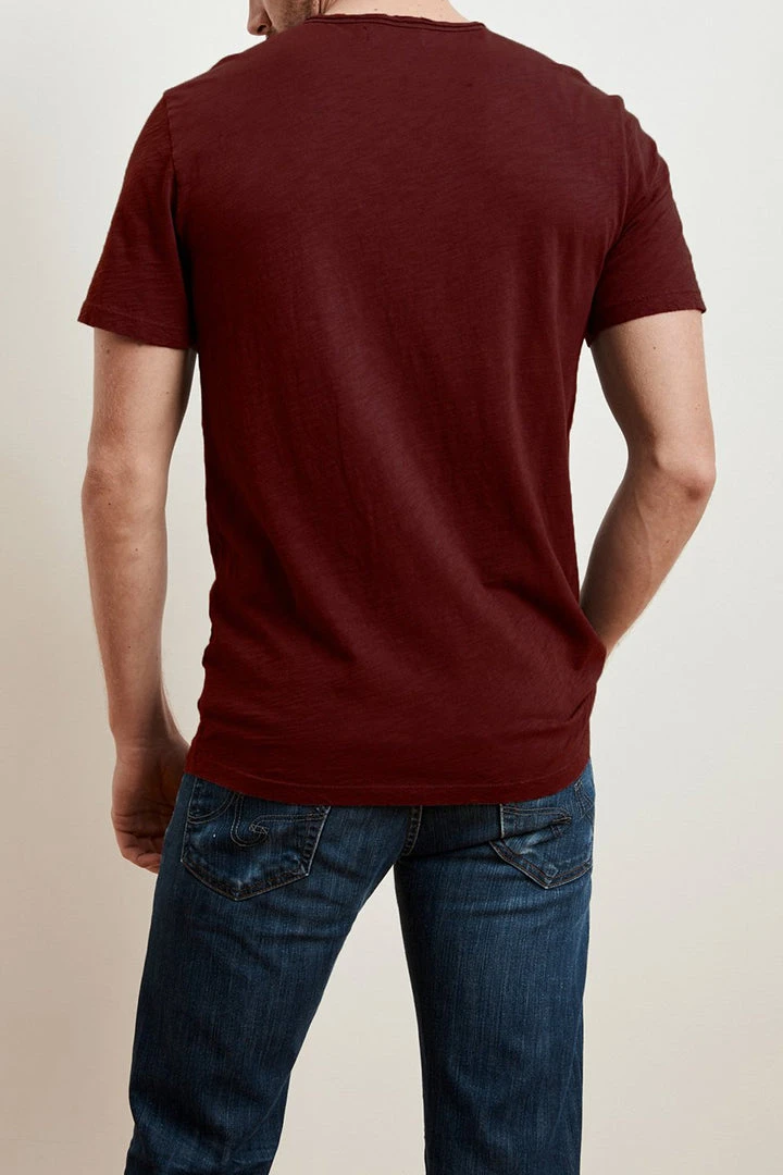 Velvet By Graham & Spencer CHAD RAW EDGE COTTON SLUB POCKET TEE 4 Velvet By Graham & Spencer CHAD RAW EDGE COTTON SLUB POCKET TEE