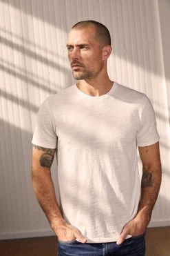 Velvet By Graham & Spencer Mens ANTON CREW NECK TEE