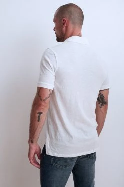 Velvet By Graham & Spencer RANDALL COTTON SLUB POLO Mens