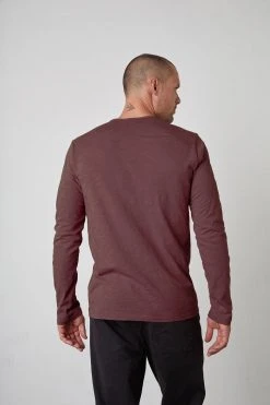 Velvet By Graham & Spencer SIMEON RAW EDGE COTTON SLUB TEE Mens 13 Velvet By Graham & Spencer SIMEON RAW EDGE COTTON SLUB TEE Mens