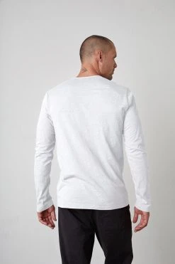 Velvet By Graham & Spencer Mens SIMEON RAW EDGE COTTON SLUB TEE 19 Velvet By Graham & Spencer Mens SIMEON RAW EDGE COTTON SLUB TEE