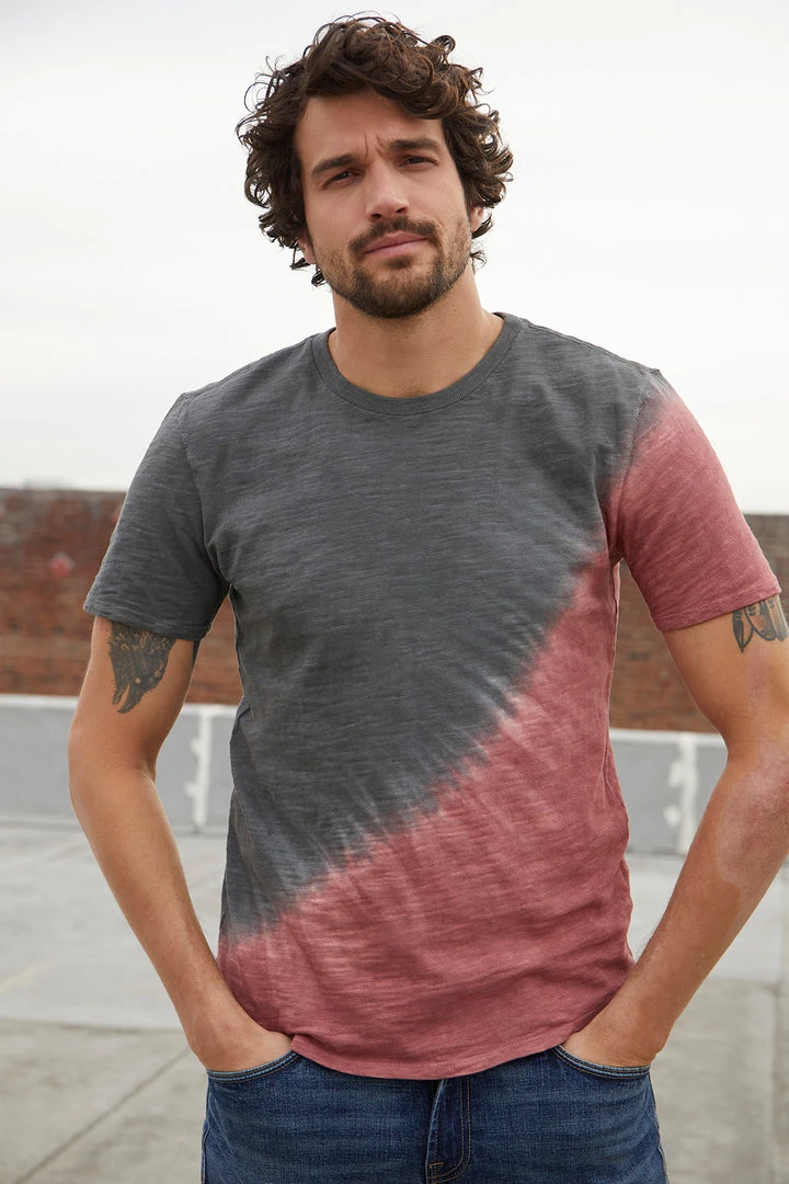 Velvet By Graham & Spencer Mens FABIAN SLUB TIE DYE TEE 6 Velvet By Graham & Spencer Mens FABIAN SLUB TIE DYE TEE
