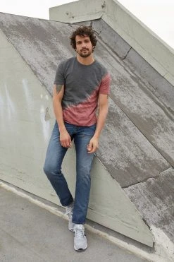 Velvet By Graham & Spencer Mens FABIAN SLUB TIE DYE TEE 16 Velvet By Graham & Spencer Mens FABIAN SLUB TIE DYE TEE