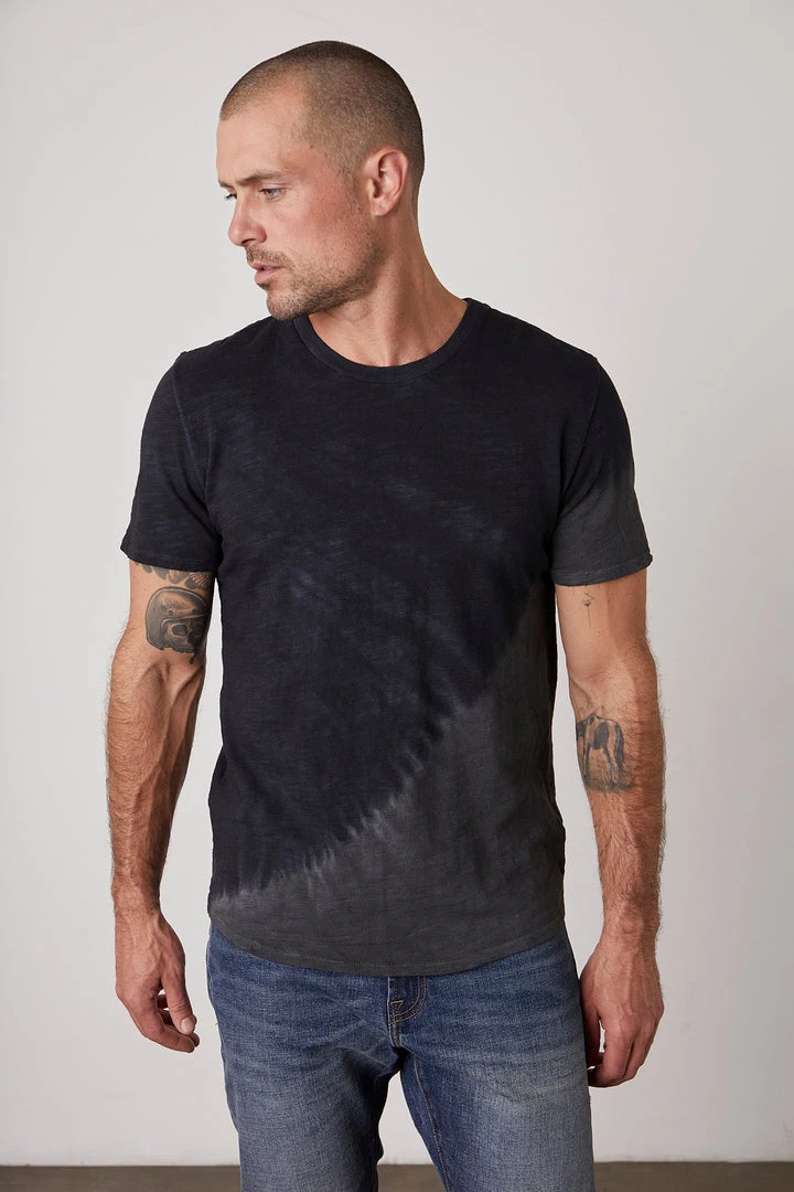 Velvet By Graham & Spencer Mens FABIAN SLUB TIE DYE TEE 1 Velvet By Graham & Spencer Mens FABIAN SLUB TIE DYE TEE