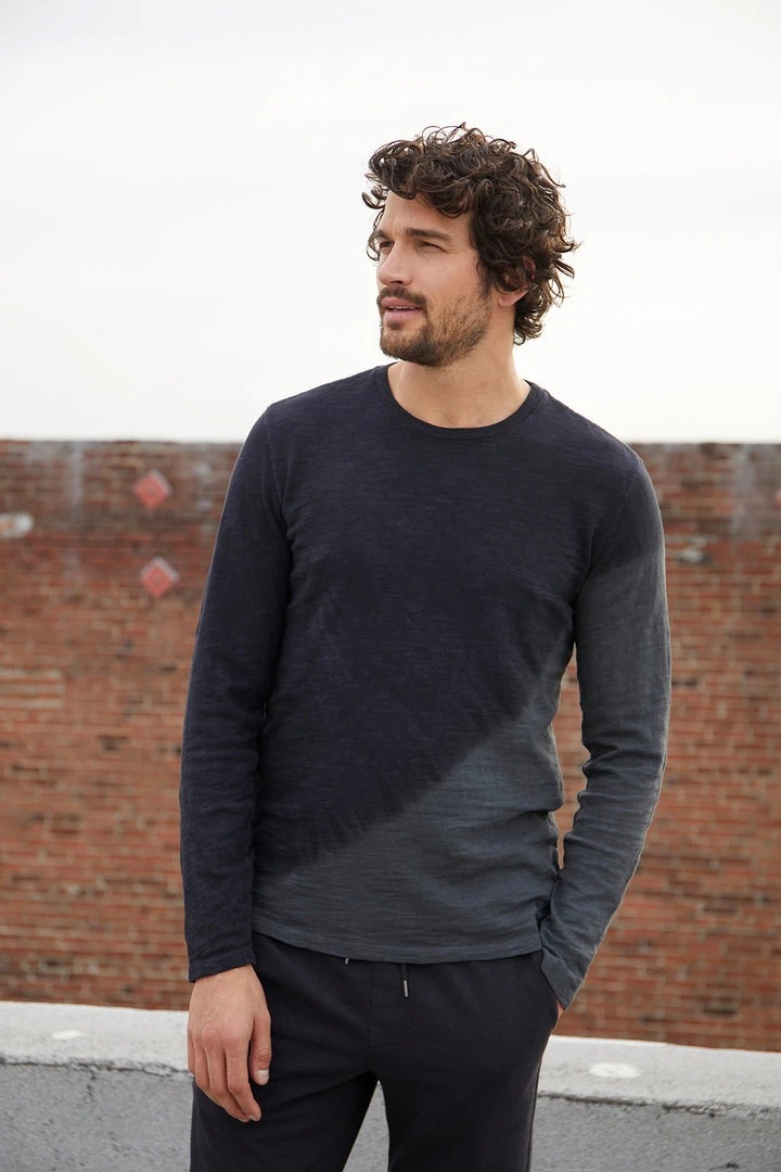 Velvet By Graham & Spencer JOHANN SLUB TIE DYE TEE Mens 1 Velvet By Graham & Spencer JOHANN SLUB TIE DYE TEE Mens