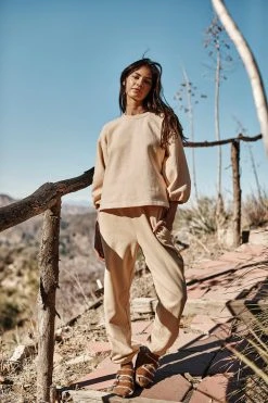 Velvet By Graham & Spencer PRIYA PUFF SLEEVE SWEATSHIRT Womens