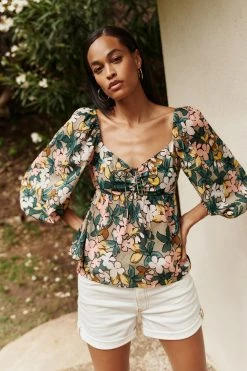 Velvet By Graham & Spencer STASS PRINTED TOP